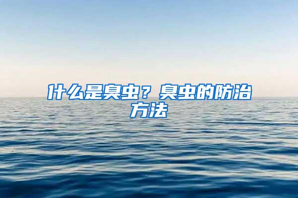 什么是臭蟲(chóng)？臭蟲(chóng)的防治方法