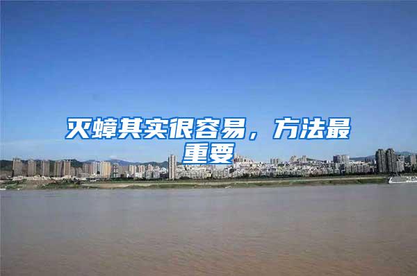 滅蟑其實(shí)很容易，方法最重要