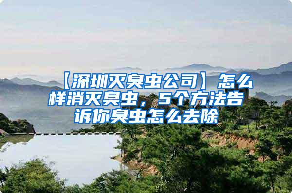 【深圳滅臭蟲公司】怎么樣消滅臭蟲，5個(gè)方法告訴你臭蟲怎么去除