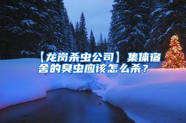 【龍崗殺蟲公司】集體宿舍的臭蟲應(yīng)該怎么殺？