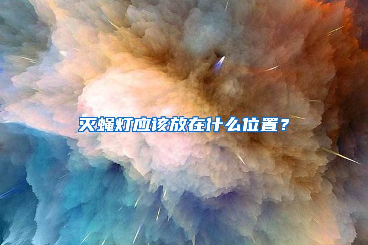 滅蠅燈應(yīng)該放在什么位置？