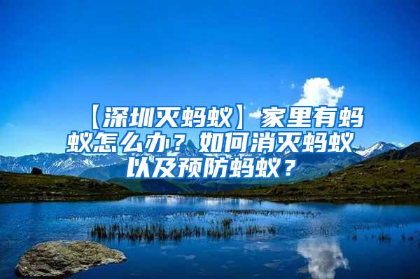 【深圳滅螞蟻】家里有螞蟻怎么辦？如何消滅螞蟻以及預防螞蟻？