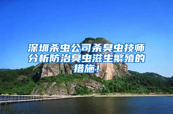 深圳殺蟲公司殺臭蟲技師分析防治臭蟲滋生繁殖的措施！