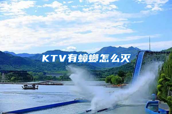 KTV有蟑螂怎么滅