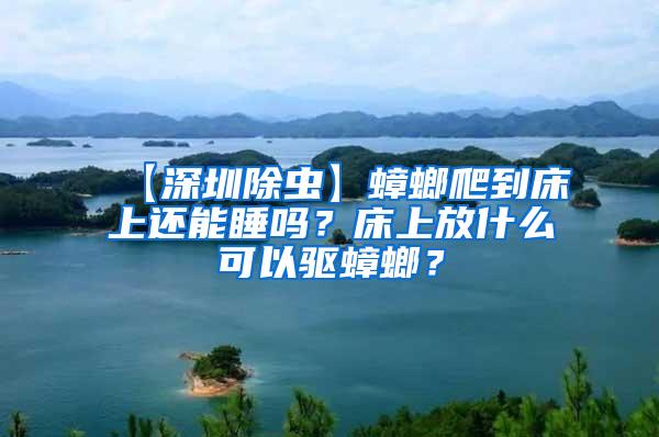 【深圳除蟲】蟑螂爬到床上還能睡嗎？床上放什么可以驅蟑螂？