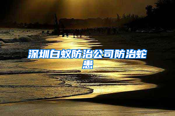 深圳白蟻防治公司防治蛇患